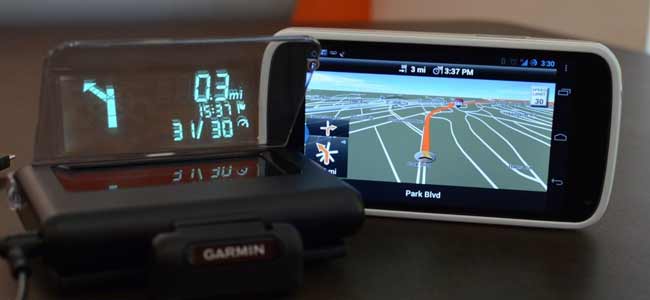 gps Garmin HUD